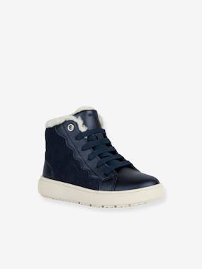 Shoes-High-Top Furry Trainers, J Theleven Girl B ABX by GEOX®