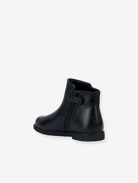Leather Boots, J Shawntel Girl by GEOX® black - vertbaudet enfant 