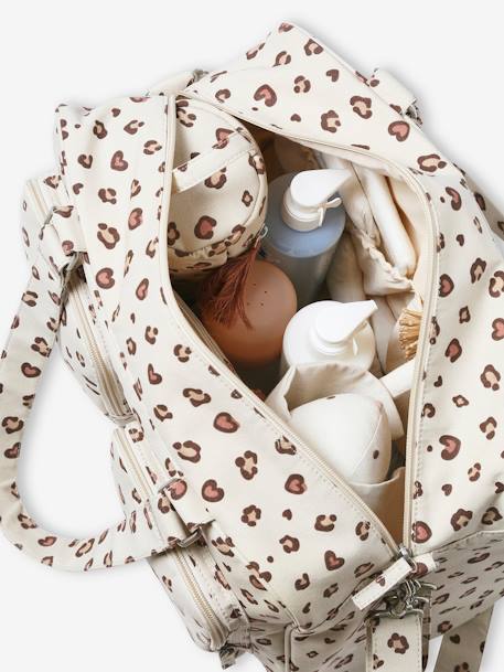 Changing Bag with Several Pockets, Family Blue+sandy beige - vertbaudet enfant 