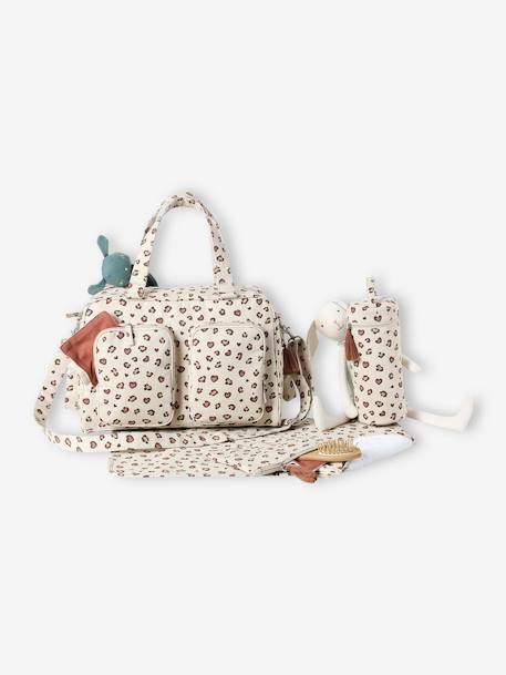 Changing Bag with Several Pockets, Family Blue+sandy beige - vertbaudet enfant 
