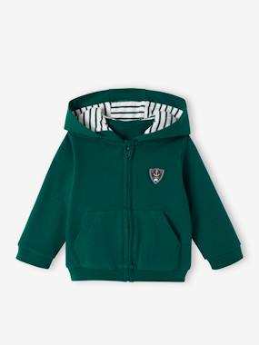 -Jacket with Hood & Zip For Baby Boys