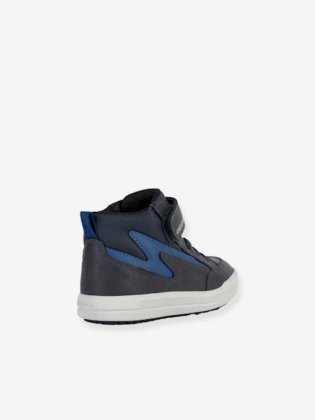 High Top Trainers with Hook-&-Loop Straps, J Arzach by GEOX®, for Children ink blue+navy blue - vertbaudet enfant 