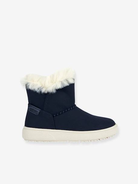 Boots fourrées J Theleven Girl marine - vertbaudet enfant 