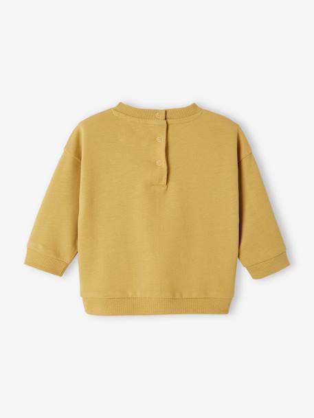 Basic Fleece Sweatshirt for Babies marl grey+mustard+night blue - vertbaudet enfant 