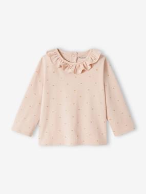 -Top with Frill on the Neckline, for Baby Girls