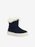 Boots fourrées J Theleven Girl marine - vertbaudet enfant 