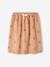 Floral Midi Skirt in Fleece, for Girls peach - vertbaudet enfant 