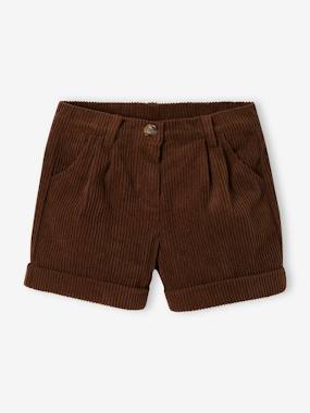-Corduroy Shorts for Girls