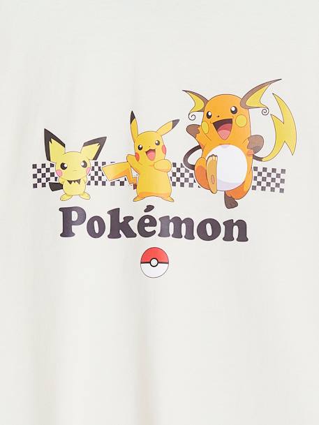 Long Sleeve Pokémon® Top for Boys ecru - vertbaudet enfant 
