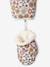 Combipilote bébé fille fleurie doublée polaire BEIGE CLAIR IMPRIME - vertbaudet enfant 