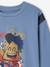 Tee-shirt motif mascotte graffitis garçon bleu chambray - vertbaudet enfant 