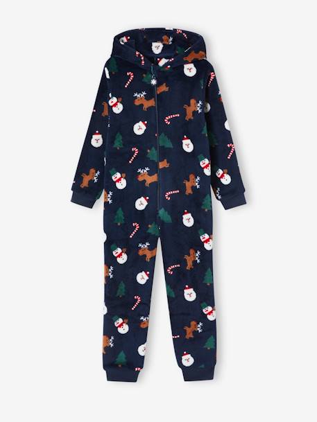 Christmas Onesie for Boys navy blue - vertbaudet enfant 