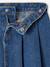 Jupe fille en jean plissée denim gris+stone - vertbaudet enfant 