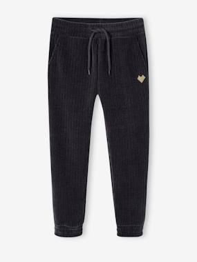 Girls-Trousers-Corduroy Joggers for Girls