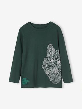 Garçon-Tee-shirt motif animal garçon en coton recyclé