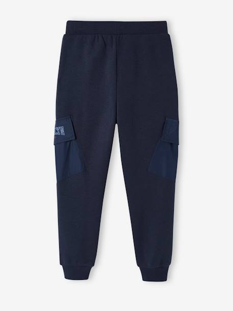 Sports Bottoms with Patch Pockets, for Boys night blue - vertbaudet enfant 