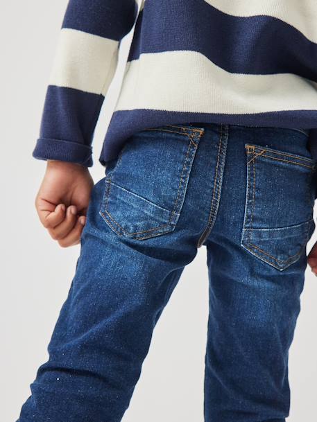 Jean garçon slim morphologique MEDIUM denim black+DENIM BRUT+denim gris+DENIM GRIS FONCE+double stone+STONE - vertbaudet enfant 