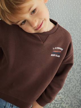 -Sweatshirt with Fun Motif on the Back, for Boys