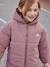 Parka à capuche réversible effet métallisé ou doudoune fille argent - vertbaudet enfant 