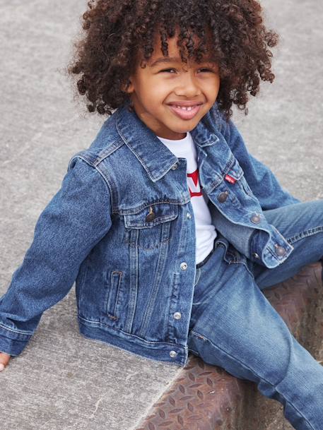 Veste en jean Trucker Jacket LEVI'S bleu jean - vertbaudet enfant 