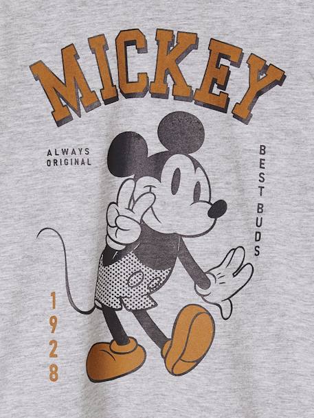 Long Sleeve Mickey Mouse® Top for Boys, by Disney marl grey - vertbaudet enfant 