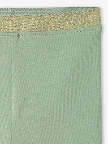 Legging bébé fille ceinture pailletée Oeko-Tex® abricot+marine+vert de gris - vertbaudet enfant 