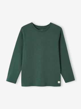 Garçon-T-shirt, polo, sous-pull-T-shirt-T-shirt garçon unis manches longues personnalisable