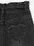 Jean fille mom poches coeur denim gris+gris+stone - vertbaudet enfant 
