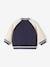 College-Style Fleece Jacket with Zip for babies night blue - vertbaudet enfant 