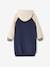 Hooded Varsity-Style Fleece Dress for Girls night blue - vertbaudet enfant 