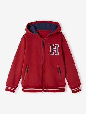 Zipped Sports Jacket with Hood for Boys  - vertbaudet enfant