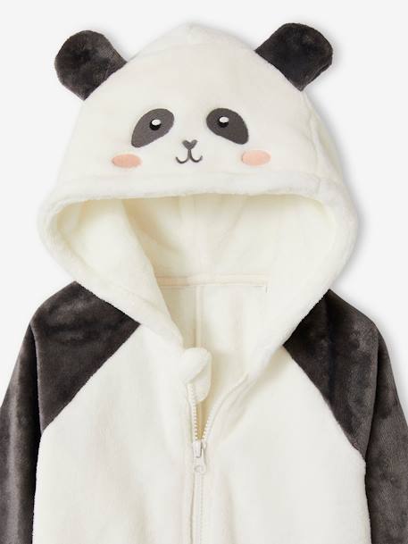 Combi-pyjama panda fille gris - vertbaudet enfant 