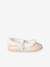 Chaussons ballerines élastiqués fourrés enfant or - vertbaudet enfant 