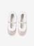 Chaussons ballerines élastiqués fourrés enfant or - vertbaudet enfant 