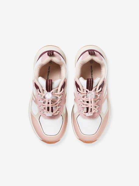Elasticated Trainers with Thick Soles for Girls nude pink - vertbaudet enfant 