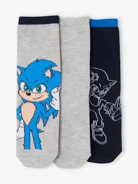 -Pack of 3 Pairs of Sonic® Socks