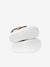 Hook&Loop Leather Trainers for Babies ecru+set white - vertbaudet enfant 