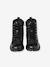 Patent Boots with Laces & Zip, for Girls black+printed black - vertbaudet enfant 