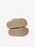 Pram Shoes in Soft Leather, Lined in Fur, for Babies, Designed for Crawling green - vertbaudet enfant 