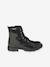 Patent Boots with Laces & Zip, for Girls black+printed black - vertbaudet enfant 