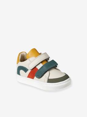 -Hook&Loop Leather Trainers for Babies
