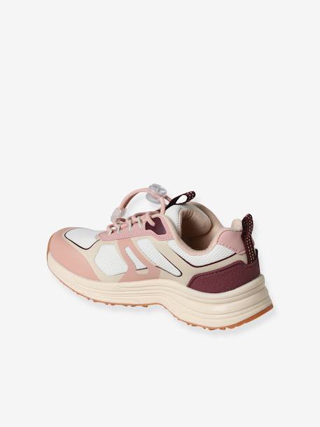 Elasticated Trainers with Thick Soles for Girls nude pink - vertbaudet enfant 