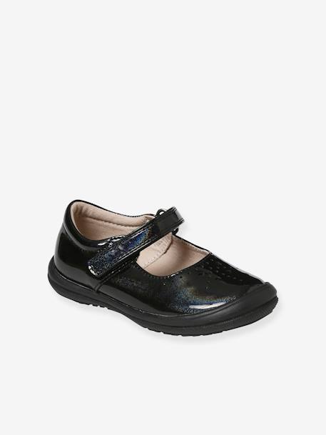 Patent Shoes with Hook&Loop for Girls, Designed for Autonomy black - vertbaudet enfant 