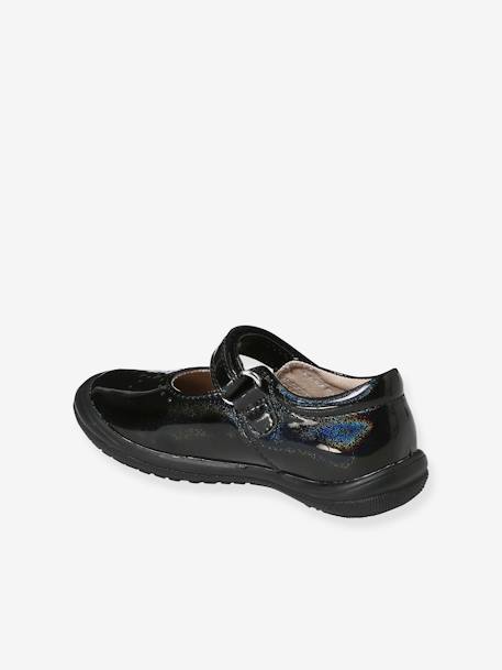 Babies vernies scratchées fille collection maternelle noir - vertbaudet enfant 