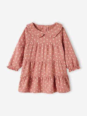 -Fluid Dress with Frills for Babies