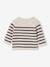 Striped Jumper in Cotton for Babies marl beige - vertbaudet enfant 