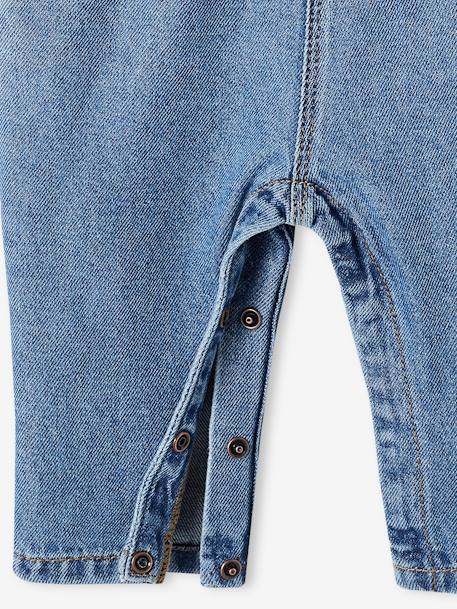 Salopette bébé en denim stone - vertbaudet enfant 