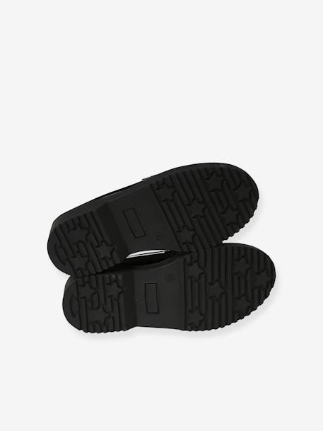 Mocassins vernis junior noir - vertbaudet enfant 