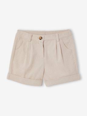 -Corduroy Shorts for Girls