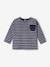 Striped Long Sleeve Top, for Babies striped blue - vertbaudet enfant 